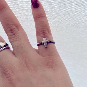 Tiny Cross Ring